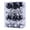 Black, variant on CHGBMOK 24Pcs 2.36''/60mm Clear Plastic Christmas Ball Ornaments Shatterproof Hanging Ornaments Baubles With Filling for Holidays Xmas Tree Decorations Hot Pink