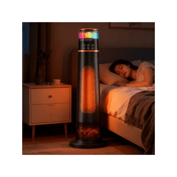 3-In-1 Tower Heater/Fan/Humidifier - 3 Modes 5 Smart Combinations, 12H  Runtime, Quiet Portable for Bedroom/Living Room/Office (All-Season Home Essential)