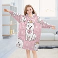 thumbnail image 5 of BZSMCE Wearable Blanket Hoodie Fashion Starry Constellation Dance Home Wear, 5 of 7