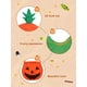 thumbnail image 3 of Conjunto de disfraces de calabaza de Halloween para adultos Poncho de capa de calabaza con bolsa de dulces Bolso de sombrero de calabaza Diadema divertida JAMW Sencillez, 3 of 5