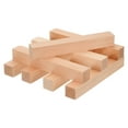 thumbnail image 1 of 8Pcs Bloque de Tilo para Tallar, 0.8"x0.8"x6" Bloques de Madera Cuadrados, 1 of 7