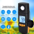 thumbnail image 2 of Illuminance Meter Light Meter Digital Luxmeter Ambient Temperature Measurer High Resolution School For School Hotel Shop, 2 of 5