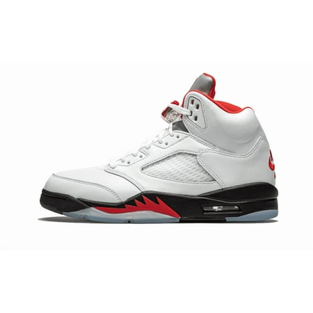 Jordan MENS Air Jordan 5 Retro "Fire Red Silver Tongue 2020" DA1911 102 from Stadium Goods