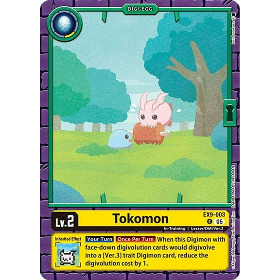 Digimon Versus Monsters Common Tokomon EX9-003
