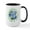 White/Black Inside, variant on CafePress - Reduce Reuse Recycle [Globe] Large Mug - 15 oz Ceramic Large White Novelty Mug