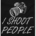 thumbnail image 2 of I Shoot People Camera Photography Pun Zip Up Hoodie Men's Women's Brisco Brands S, 2 of 6