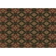 thumbnail image 1 of Ahgly Company Machine Washable Indoor Rectangle Transitional Sienna Brown Area Rugs, 2' x 3', 1 of 7