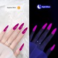 thumbnail image 5 of WIFKLSIIPG Gel Nail Polish 9 Colors Neon Luminous Gel Polish Fluorescent Bright Colors Pink Neon Yellow Green Purple Soak Nail Polish Kit Fluorescent Color Nail Polish Popular Color Nail 8ML, 5 of 5