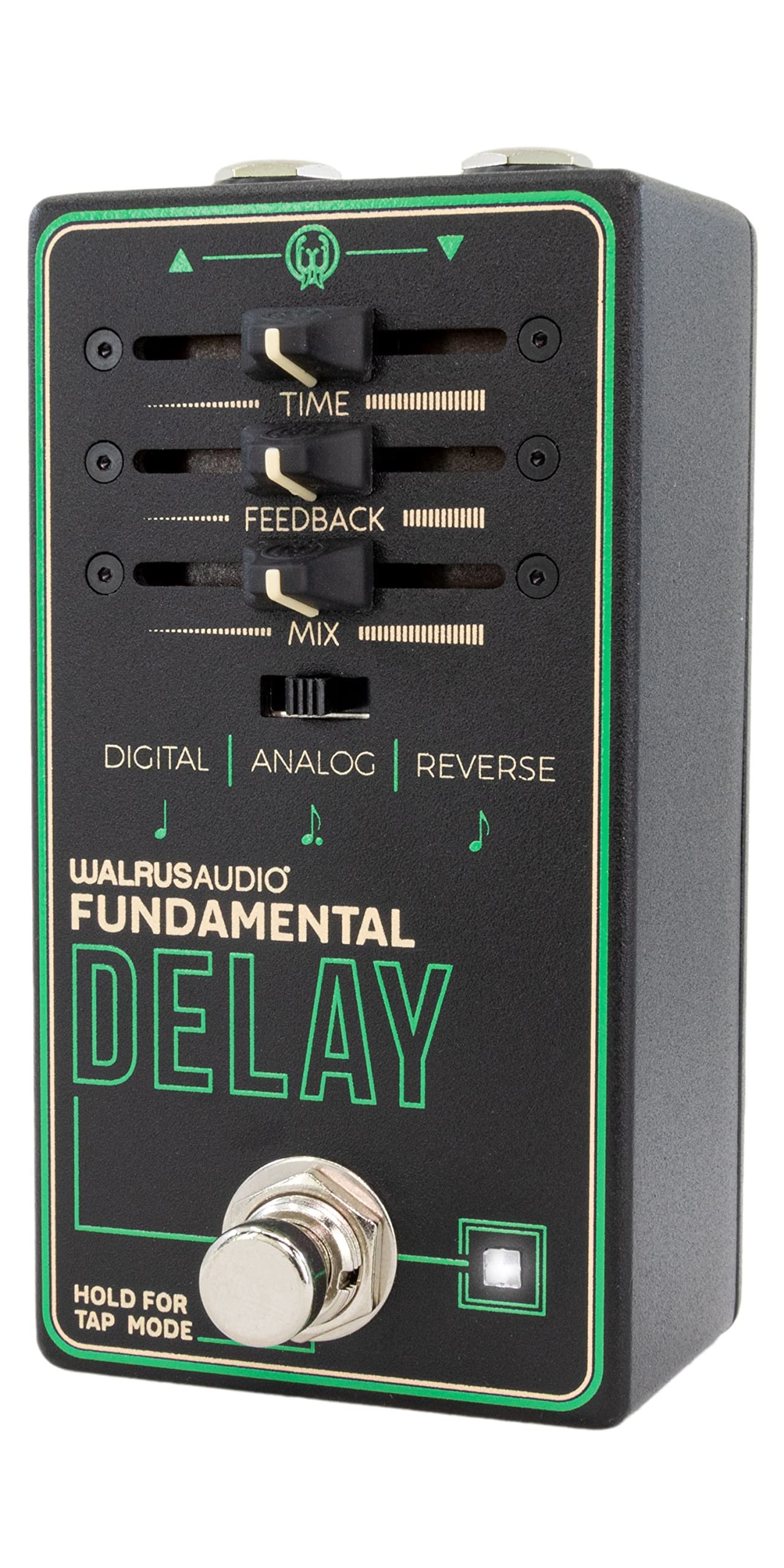 Walrus Audio Fundamental Series Delay Effects Pedal Black