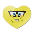 thumbnail image 1 of SpongeBob Nerd Face Heart Acrylic Fridge Refrigerator Magnet, 1 of 1