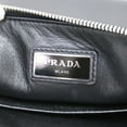 thumbnail image 4 of Pre-Owned Prada Saffiano Leather Clutch Bag Pouch Square Embossed Genuine Black... (Good), 4 of 10