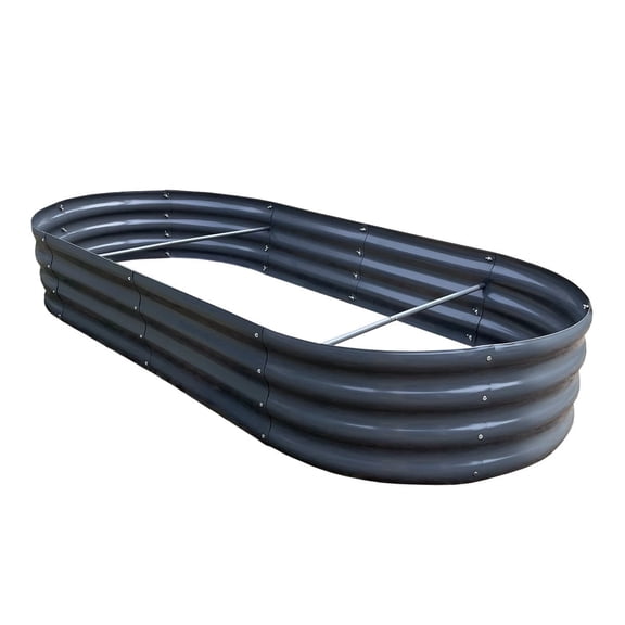 6ft x 3ft Oval Raised Garden Bed