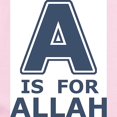 thumbnail image 2 of CafePress - A Is For Allah Infant Bodysuit - Baby Light Bodysuit, Size Newborn - 24 Months, 2 of 4