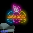 thumbnail image 3 of Handmadetneonsign Happy Easter Neon Sign, Egg Easter Led Sign, Easter Wall Art Light 97695, 3 of 5