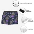 thumbnail image 3 of Pofeuu Lavender Flowers Print Men’s Boxer Briefs, Moisture-Wicking Underwear, Regular,Trunk-X-Large, 3 of 5