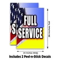 thumbnail image 2 of Full Service (24" X 36") Vinyl Decal Only (Pack of 2) |Sign|Sticker|Poster, 2 of 4