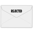 thumbnail image 2 of eloria-décor Rejected Black Ink Self Inking Rubber Stamp Office & Commercial Use Office Stationary, DESIGN01, 2 of 2