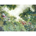 thumbnail image 2 of Riger, Sue 18x15 Gold Ornate Wood Framed with Double Matting Museum Art Print Titled - Lush Wildflower Garden, 2 of 4