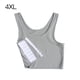 thumbnail image 1 of Worallymy corsé pecho ropa interior transpirable Bondage chaleco Tomboy vendaje camiseta interior de punto mujeres camiseta sin mangas gris Worallymy JD735803699, 1 of 7