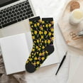 thumbnail image 6 of Pofeuu Daisies Flowers Print Crew Socks, Adult Running Hiking Socks for Youth and Adult, 6 of 7