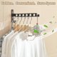 thumbnail image 3 of Retractable Folding Wall Hanger Folding Clothes Hanger Rack Clothes Storage Organizer Laundry Hanger, 3 of 5