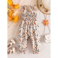 thumbnail image 3 of Bagilaanoe Newborn Baby Girls Summer One-pieces Flower Print Sleeveless Jumpsuit 6M 12M 18M 24M Infant Romper Casual Clothing, 3 of 7