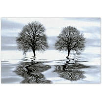 Masterpiece Art Gallery Imagine Tree Reflection by Ilona Wellmann Canvas Photo Art Print 24" x 36"