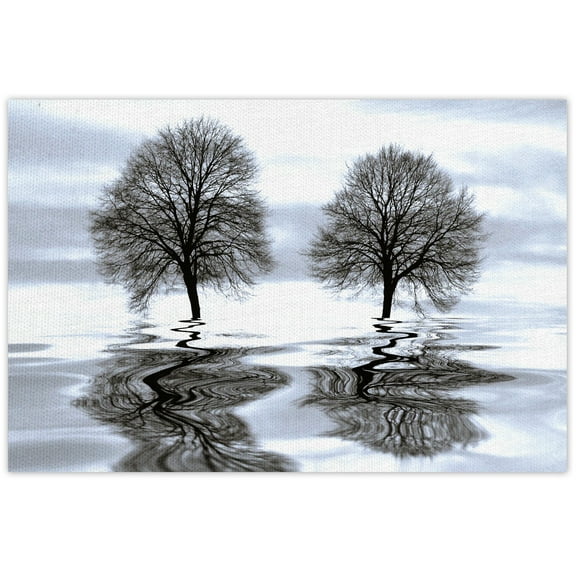 Masterpiece Art Gallery Imagine Tree Reflection by Ilona Wellmann Canvas Photo Art Print 24" x 36"