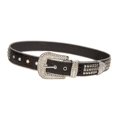thumbnail image 2 of Fashion Women Rhinestone Belt Punk Leather Studded Waist Strap Wide Unisex Bling Macarena cinturón de cintura para mujer, 2 of 8