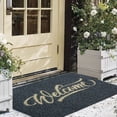 thumbnail image 3 of Walbest 1-Pack Door Mat Indoor Outdoor Anti-Scratch Doormat, Multiple-use Welcome Mat for Front Door Easy to Clean Floor Mat Durable Wear-Resistant Rug for Outside Entry, 3 of 7