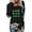 Black, variant on Tank Tops for Women St Patricks Day Irish Apparel Green Printed Long Sleeve Womens Athletic Tops,Green,M