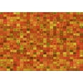 thumbnail image 1 of Ahgly Company Indoor Rectangle Patterned Neon Red Area Rugs, 6' x 9', 1 of 6