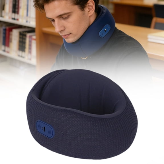 U-Shaped Massage Pillow, Electric Neck Massager Pillow for Travel & Office