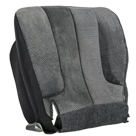 Genrics Cloth Driver Bottom Seat Cover LH Side Replacement for 2003-2005 Dodge Ram 1500 2500 3500 SLT Gray