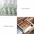 thumbnail image 6 of Placemats Set of 8, Spring Emerald Green Eucalyptus Woven Placemat, Linen Place Mats for Kitchen/Dining Tables, Botanical Leaf Country Washable Table Mats for Party, 6 of 8