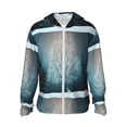 thumbnail image 1 of Balery Winter Rabbit Sudadera ligera de manga larga con capucha y protección solar UPF 50+ para hombre y mujer, ideal para pesca y running-3X-Large, 1 of 7