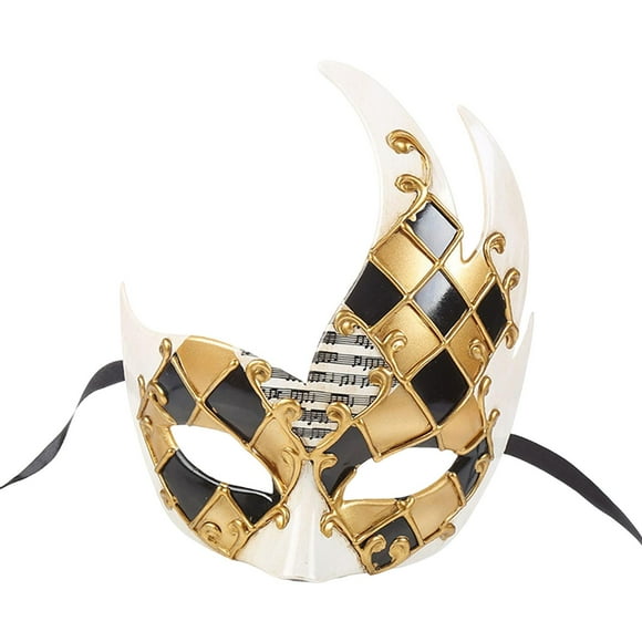 BELOVING Masquerade Antique Mardi Gras for Party Favors Roles Play Dress up Black