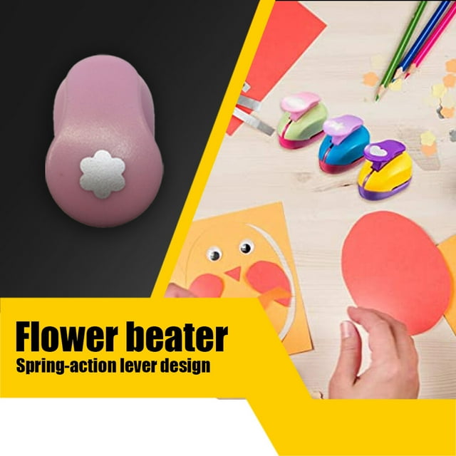Hole Puncher Cards Labor-saving Photo Album Handmade Decoration Tool Accessories Easy and Fast Manual Tools Consistent Design six plum blossoms