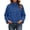 Navy, variant on SAWOBUUN Womens Polka Dot Cropped Jacket Stand Collar Button Down Drawstring Hem Lightweight Windbreaker Outerwear Coat with Pockets