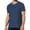 Blue, variant on Shirts for Men short Sleeve Pack Round Neck Classic Jersey Tee Moisture-Wicking Undershirt Cotton Tops Summer Trendy Plain Short Sleeve (Black,XXL)