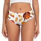 thumbnail image 1 of Balery Thanksgiving Turkey Leaves Ropa Interior de Algodón para Mujer con Dibujo – Braguitas Cómodas y Elásticas, Estilo Clásico-4X-Large, 1 of 6