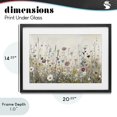 thumbnail image 4 of Stupell Industries Cottage Spring Blooms Pastoral Meadow Black Framed Print Under Glass, 20 x 14, by Kim Allen, 4 of 8