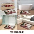 thumbnail image 5 of 1pc Highland Cow in a Bathtub Absorbent Non-Slip Bathroom Thickened Flannel Rug Decor,Soft,Quick Drying,Suitable For Indoor/outdoor Use,Bathrooms,Bedrooms,Kitchens,Terrace,Laundry Rooms,16"x24", 5 of 9