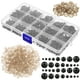 thumbnail image 5 of 1 caja de ojos de seguridad de plástico negro, ojos de seguridad para manualidades de oso, muñecas, ojos con arandelas, 5 of 7