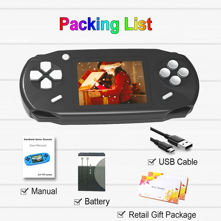 Beijue 16 Bit Handheld Game, 3.0'' Screen, 100 HD Retro Beijue 16 Bit Handheld Game, 3.0'' Screen, 100 HD Retro