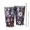 Darkpurple Daisy Flower, variant on 16oz Tumblers Blue Daisy Flower Pattern Stainless Steel Vacuum Insulated Double Wall Travel Tumbler Cups Mug with Lid and Straw,Cleaning Brush for Coffee,Tea