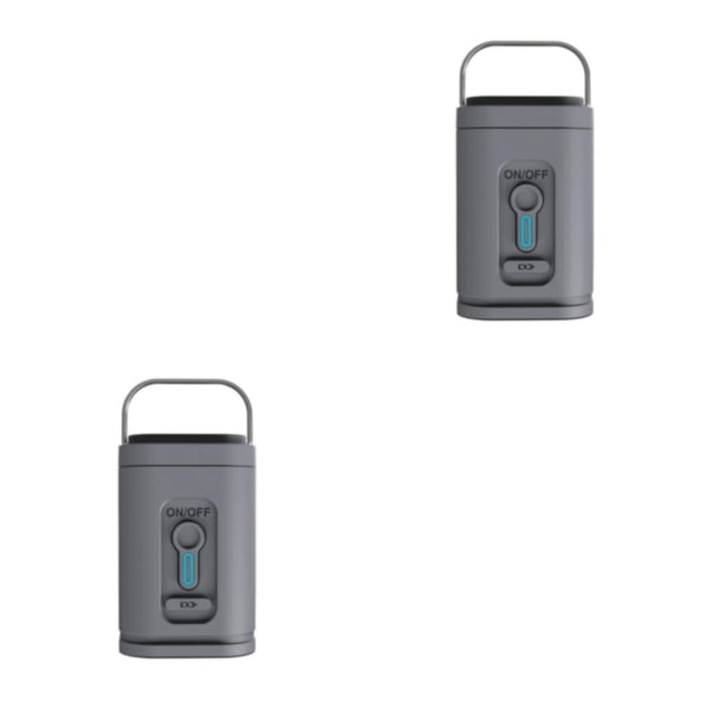 Soidarity Bomba de aire eléctrica portátil: esencial para los entusiastas del aire libre Portátil Conveniente PP Fácil de gris 1200mA gris 1200mA 2Conjunto