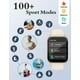 thumbnail image 3 of Reloj inteligente RUIMEN H1 de 1,8 pulgadas para mujer/hombre con 2 correas, blanco, 3 of 8