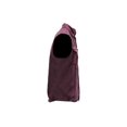 thumbnail image 3 of Dealer Leather  Mens Denim Burgundy Sleeveless Shirt - Small, 3 of 4