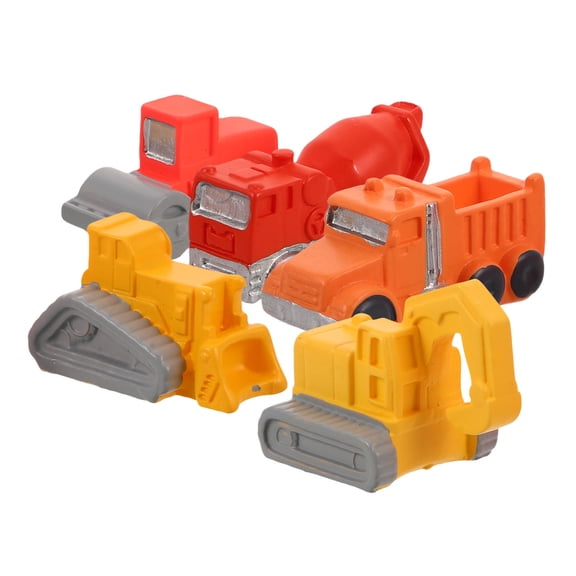 Hytrove Diecast Construction Vehicles Miniature Vehicles For Kids 5Pcs